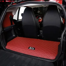 Car Believe Custom car trunk mat For Mercedes-Benz Smart fortwo 2010~2017 Smart forfour Cargo Liner Interior Accessories Carpet