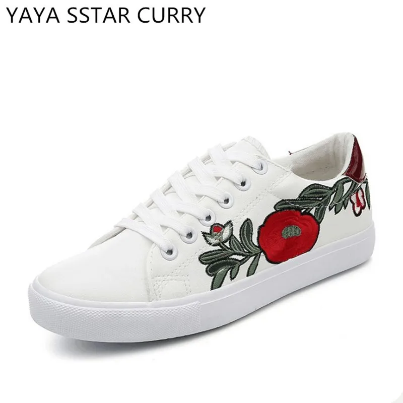 Prix pour YAYA SSTAR CURRY 2017 nouvelle vente femmes brodé filles pantoufles chaussures plat chaussures petit blanc chaussures Prix pour YAYA SSTAR CURRY 2017 nouvelle vente femmes brodé filles pantoufles chaussures plat chaussures petit blanc chaussures