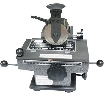 

New Classic Manual embossing machine metal palte marking machine label Tool font size is 4mm