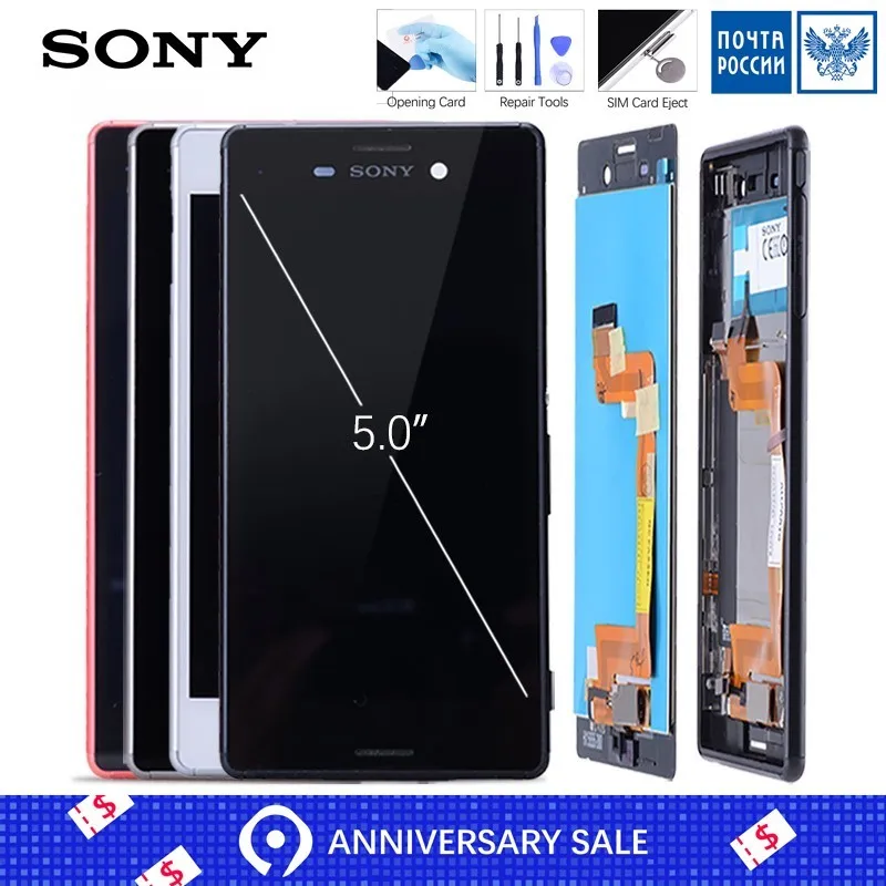 

5.0 Original Single Dual SIM LCD For SONY Xperia M4 Aqua Display Touch Screen for SONY Xperia M4 DisplayE2303 E2333