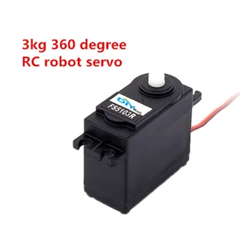 

Feetech 3kg.cm 360 Degree Continuous Rotation RC Servo Motor FS5103R for Robot Smart Car 4.8V~6V FZ3413