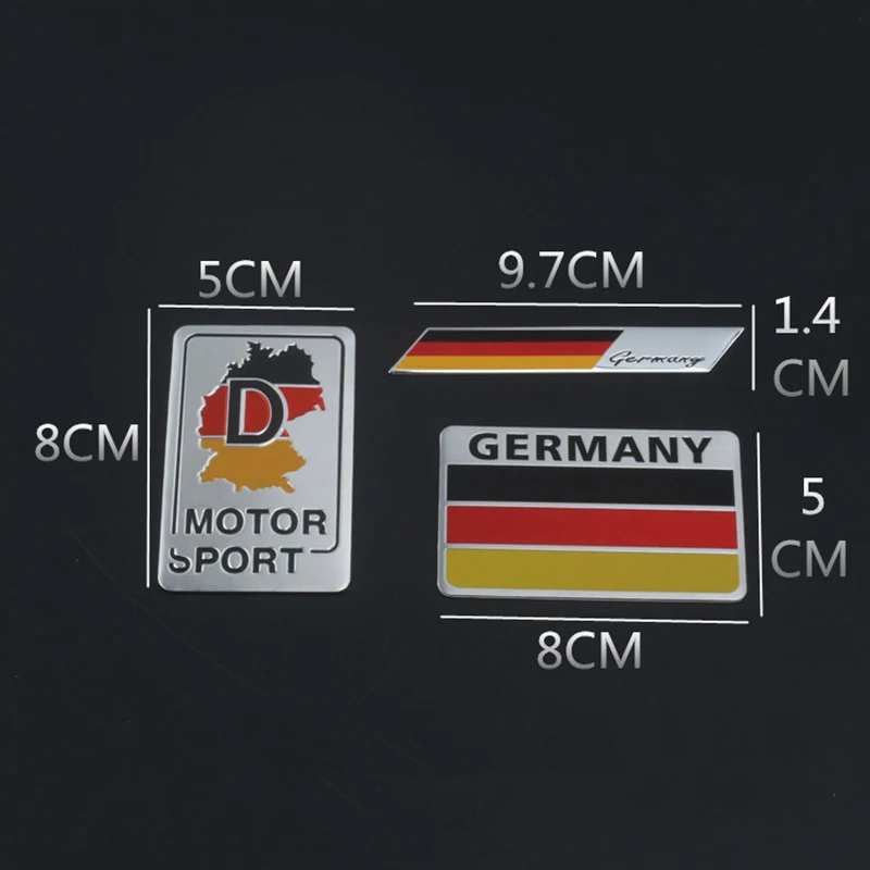 Германия, Франция, Италия, Россия, Греция, Канада, Англия, ОАЭ, Национальный флаг, алюминиевая эмблема, Этикетировочная наклейка, украшение для стайлинга автомобилей