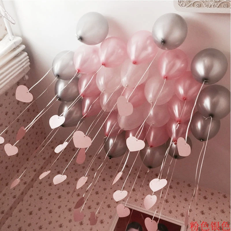 10 шт./лот 1,5 г розовый жемчуг латексный шар 15 цветов надувные свадебные украшения воздушный шар с надписью "Happy Birthday" Вечерние воздушные шары