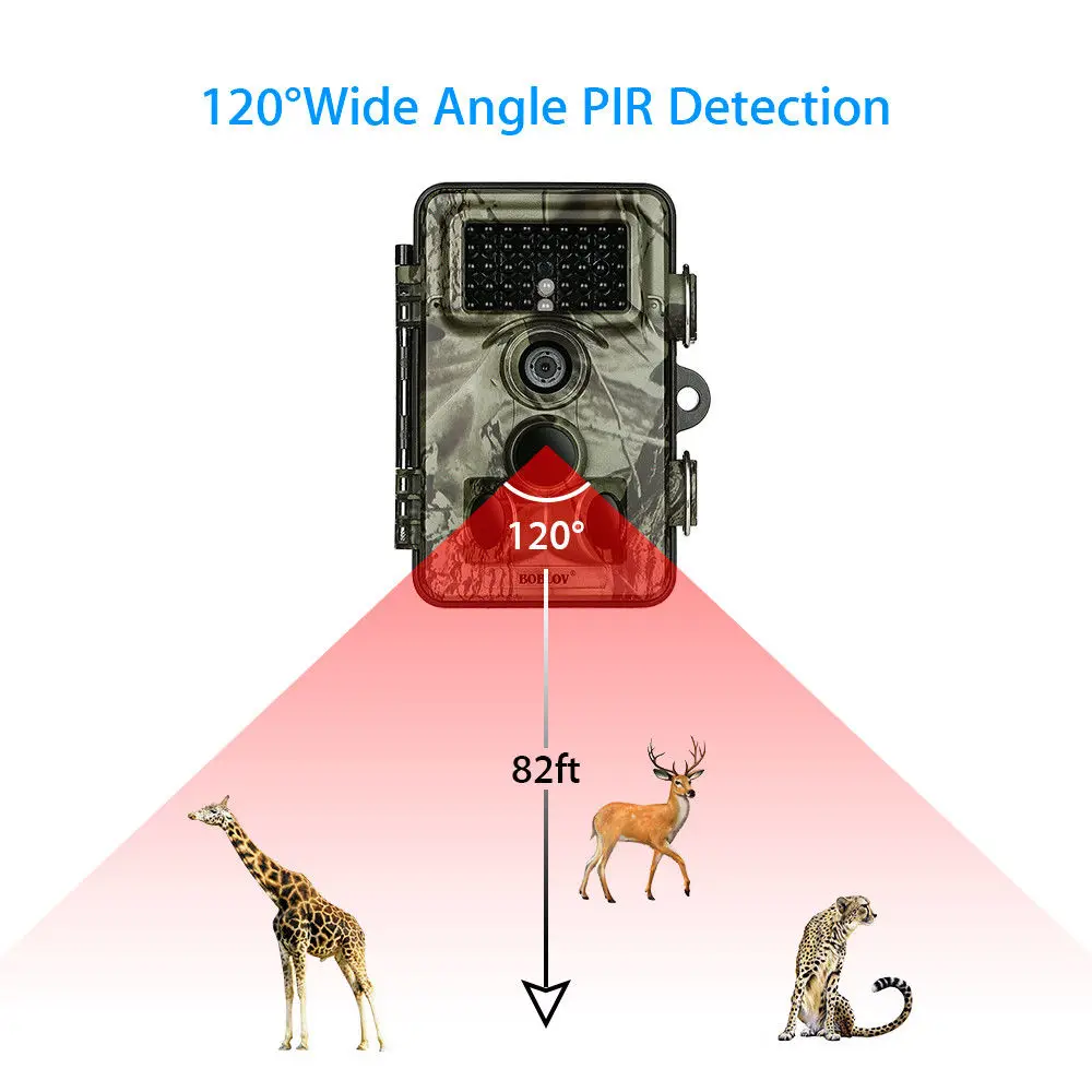 BOBLOV CT009 Hunting Camera 16MP Trail Camera Farm Security Wild Cameras IR Night Vision Photo Trap