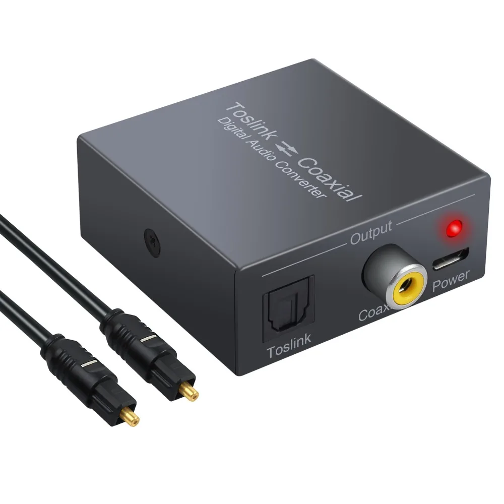 Proster для цифрового аудио конвертера оптический SPDIF Toslink коаксиального и