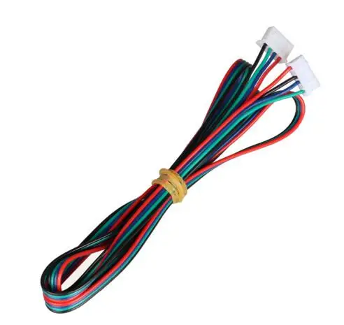 3D принтеры Двигатель Кабельный разъем 4 шт./лот 1 м/2 м DuPont линии hx2.54 4PIN к 6pin белый