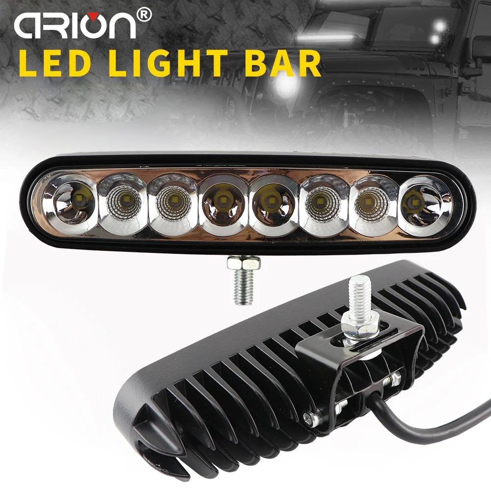 

24W LED Work Light Bar Combo 6'' DRL Offroad Car ATV 4WD Wagon Pickup Bus 4X4 Motorcycle Boat Camper AWD Truck Driving Headlight