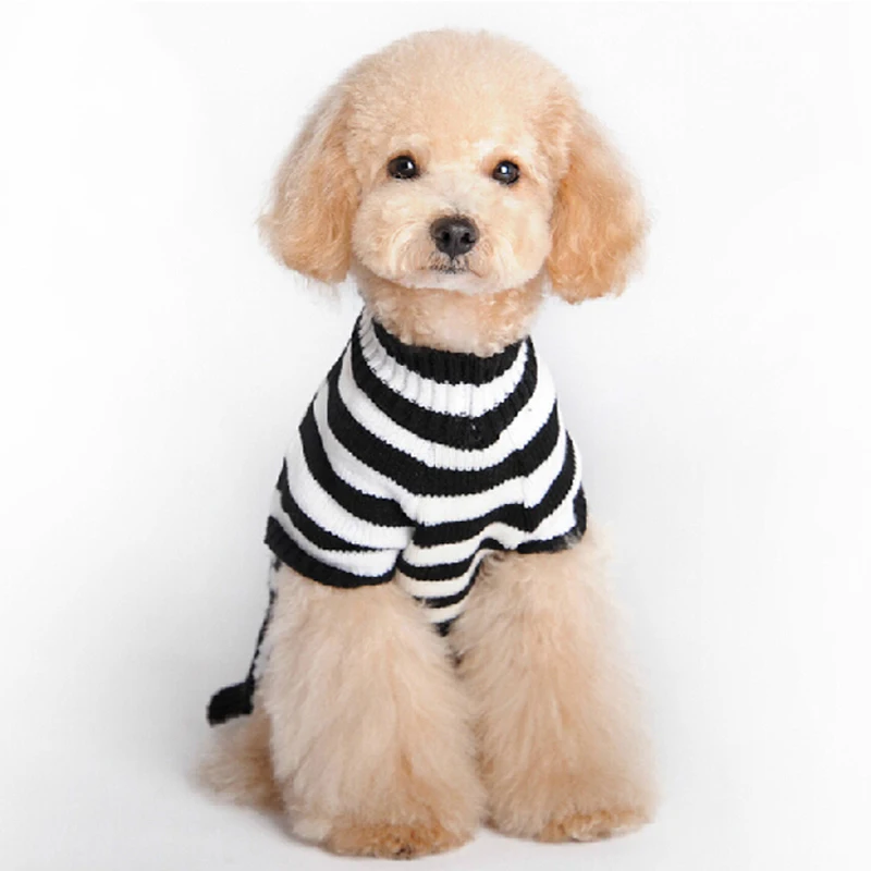 Хэллоуин Череп собаки свитер черный, белый цвет Pet Одежда зимнее теплое пальто щенок Костюмы для кошек домашних животных Одежда для