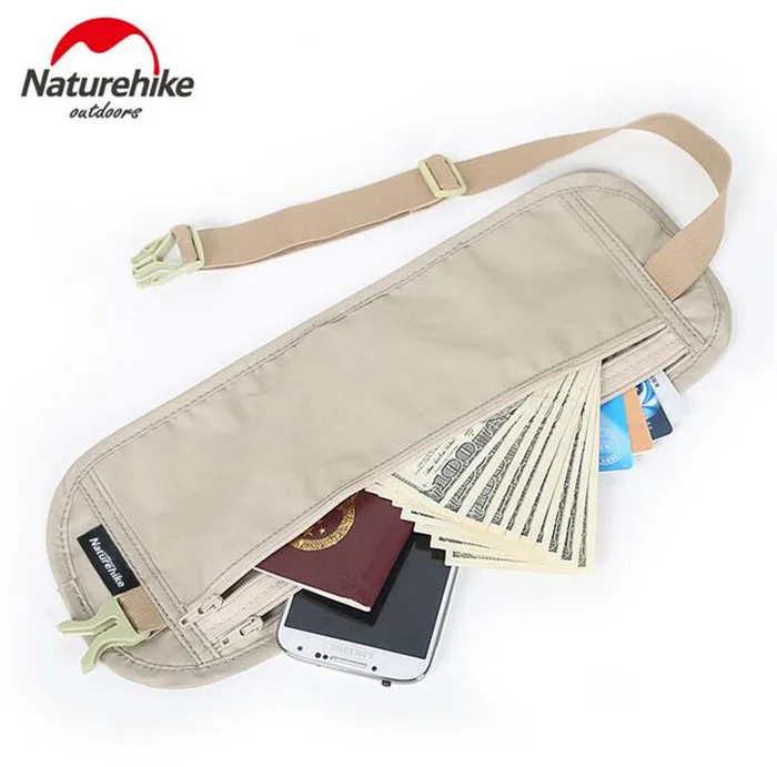 Naturehike Men Women Waist Pack Anti-Theft Safe Breathable Fanny Bag Cash Passport Document Card Sports Running Naturehike Men Women Waist Pack Anti-Theft Safe Breathable Fanny Bag Cash Passport Document Card Sports Running