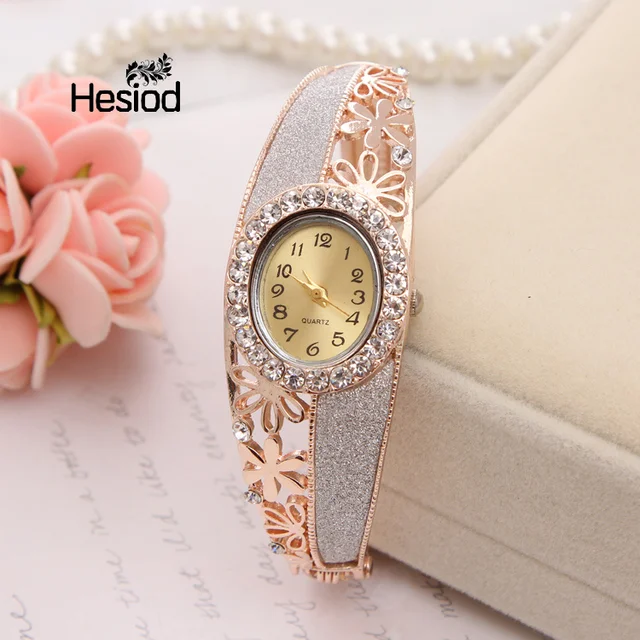 Hesiod Di Strass Di Lusso Della Vigilanza Di Colore Dell'oro Della Cavità Del Br Hesiod Di Strass Di Lusso Della Vigilanza Di Colore Dell'oro Della Cavità Del Br