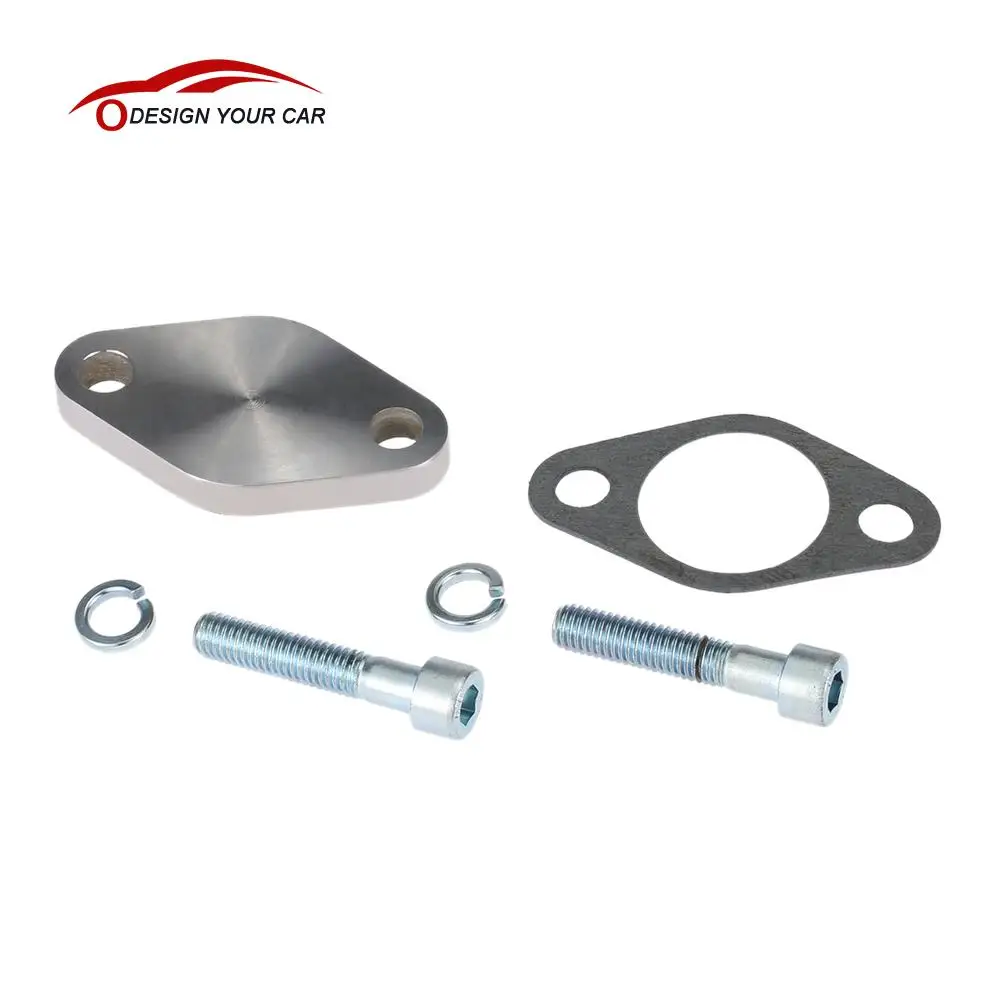 EGR Valve Gasket Stainless Steel EGR Valve Blanking Block Plate Kit