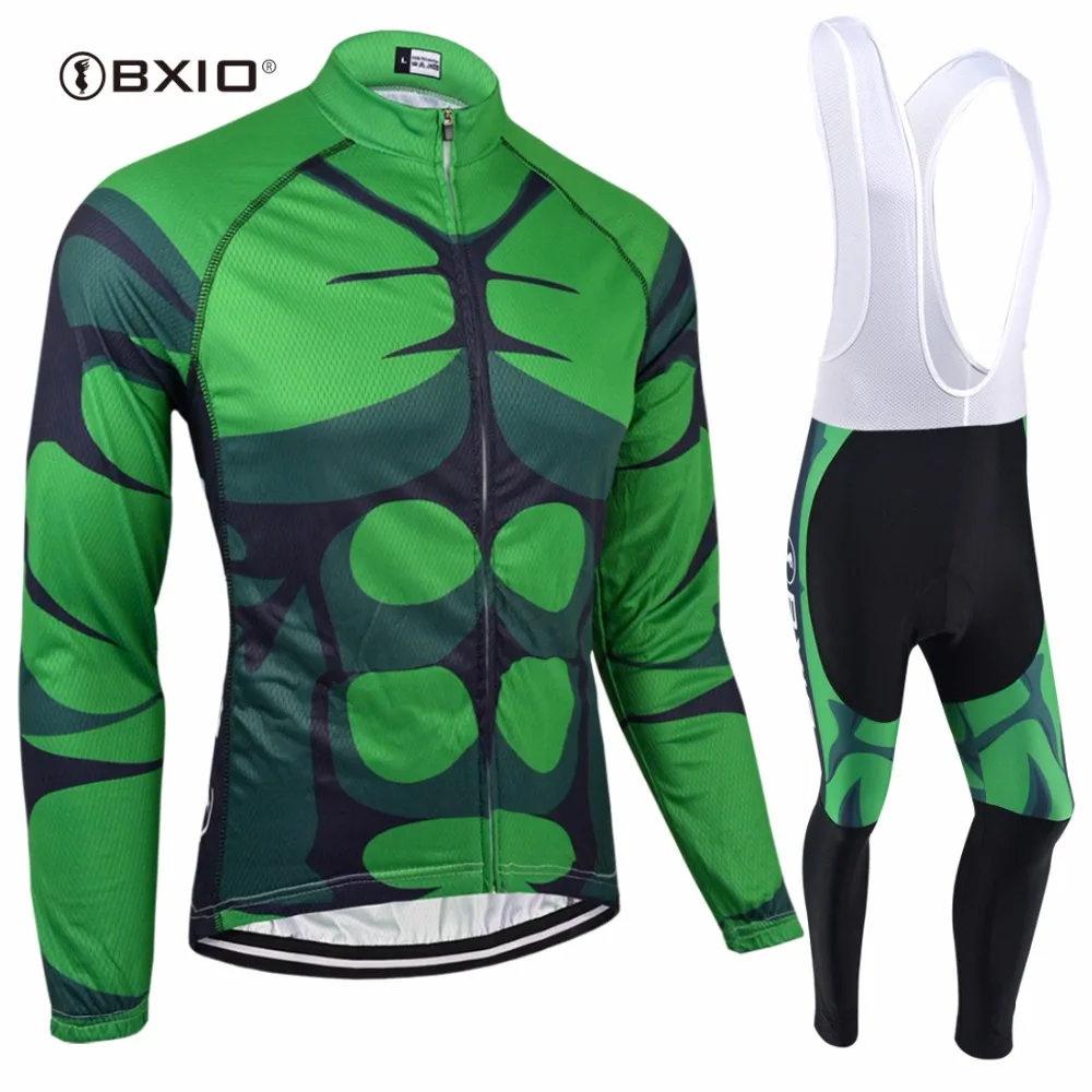 

BXIO Winter Thermal Fleece Bike Jersey Seamless Stitching Long Sleeve Bicycle Clothing 5D Pad Cycling Jerseys Ropa Ciclismo 141