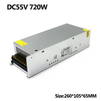 

Single Output DC Power Supply 55V 13A 720W Power Source For CNC Router Machine Stepper Moror Transformer 220V AC DC55V SMPS