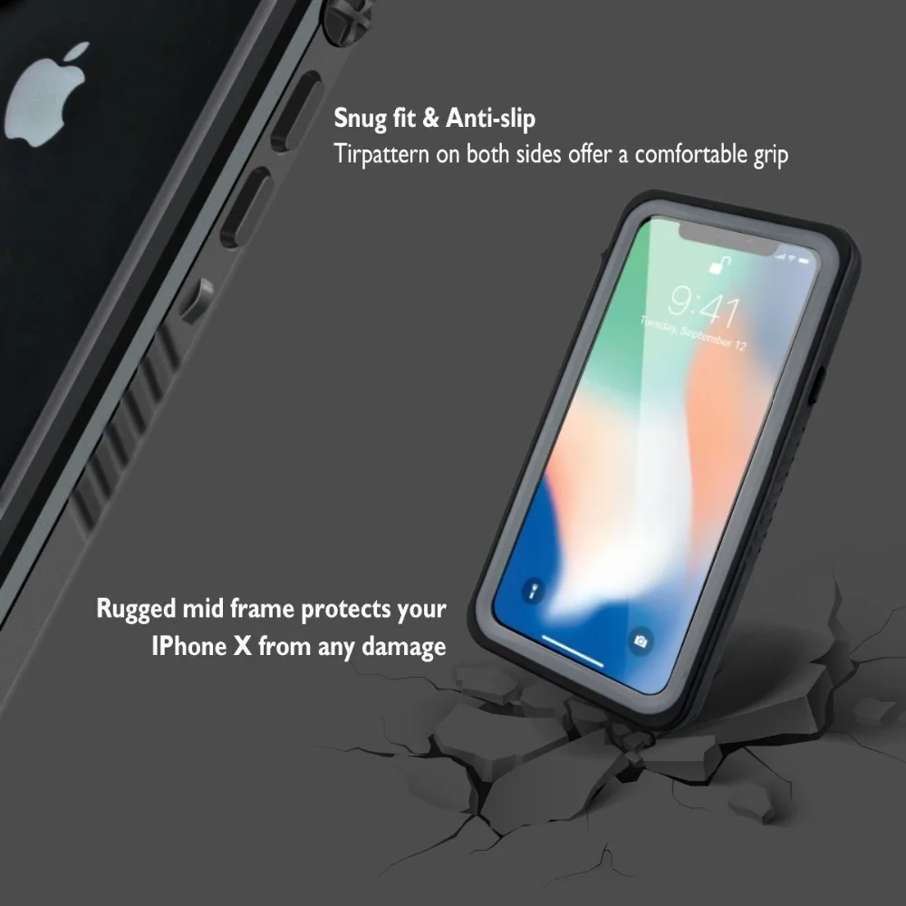 iPhone X waterproof case-5
