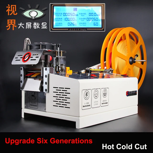 $US $487.99  Large Screen Display Computer Automatic Hot And Cold Cloth Belt Cutting Machine Magic Adhesive Tape