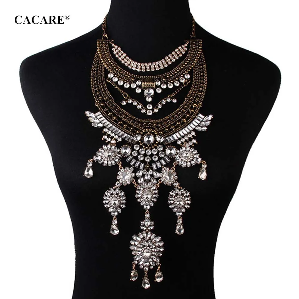

Big Long Pendent Large Necklace Maxi Women CHEAP Fashion Jewelry Collares Statement F1064 with Rhinestones Bohemian