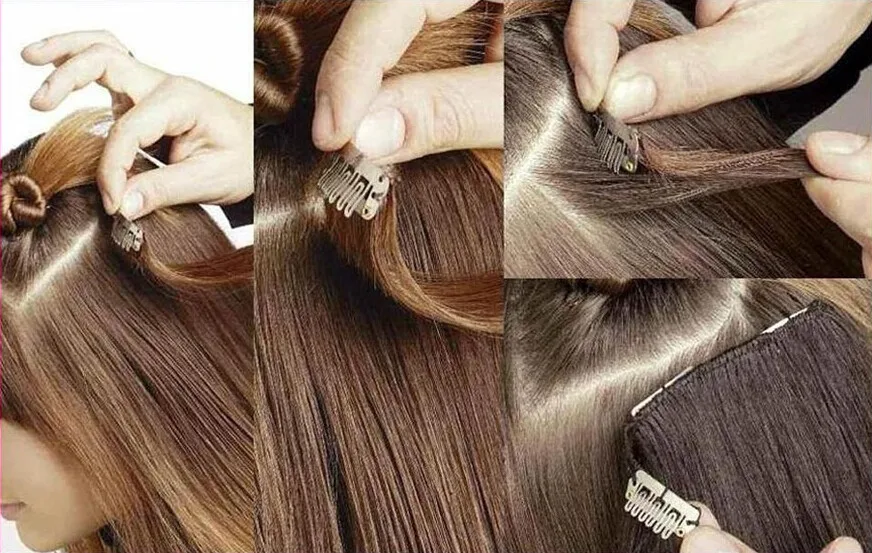 attaching hair
