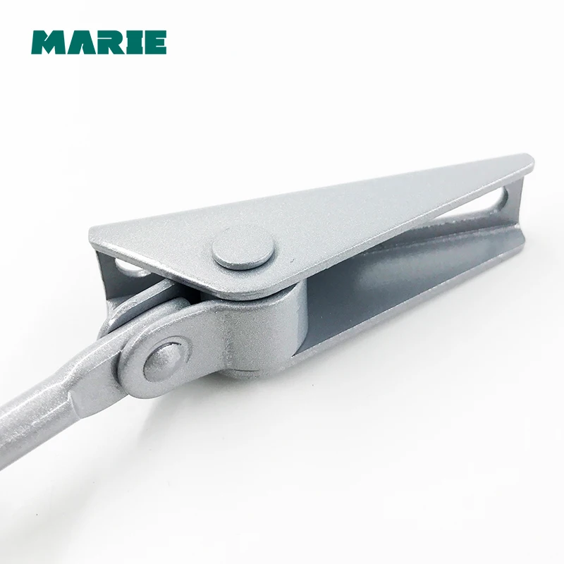 silver 40KG-65KG Heavy Door Closer - Silver, Aluminum Finish 2-Section Speed Adjustable 3303D