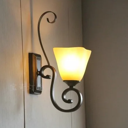 American Rustic Wall Lamp Background Light Wrought Iron American Rustic Wall Lamp Background Light Wrought Iron Bedroom Living Room In Led Indoor Lamps From Lights Lighting On