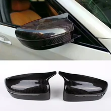Рога стиль карбоновое волокно зеркало заднего вида крышка подходит для BMW G30 G38 5-Series 525i 528i 530i