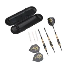 3 шт. с коробкой стиль рыцарские дротики пламя Дракон 18 г высококлассный мягкий Дарт высокосортная медь стержни электронный дартс набор 18 грамм