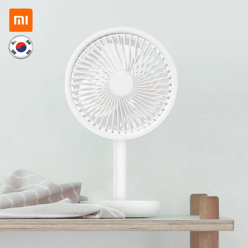 

SOLOVE Desktop Fan 60 Shaking Head 3rd Gear Wind Speed Adjustable 4000mAh USB Rechargeable Wireless Fan For Home Office
