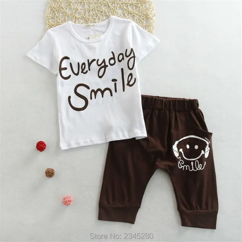 Kids Clothes Children Sets Clothing Boys Girls Clothes Car Print T Shirts Suits Short Sleeve Sport Suit Summer Kids Clothes Boys02