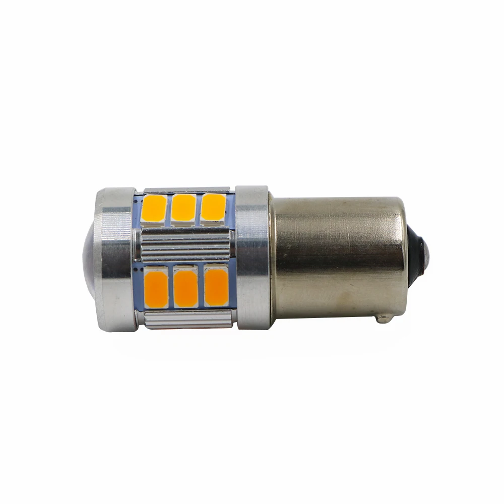 YSY 1156 BA15S BAU15S P21W PY21W CANBUS 18 светодиодный 5630 5730 SMD Автомобильные габаритные огни стоп-сигналы авто задний фонарь белый/желтый 1500LM