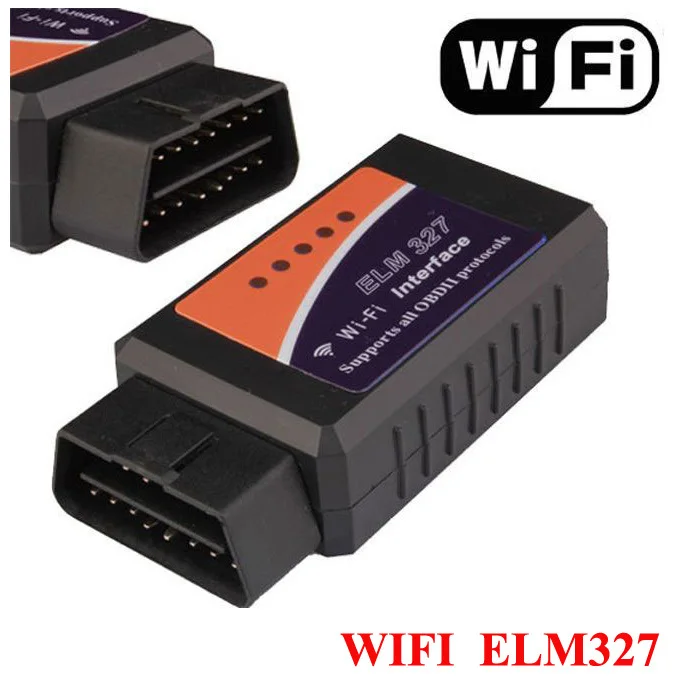 Автомобильный диагностический сканер ELM327 WIFI V1.5 OBD2 беспроводной OBDII ELM 327 Wi Fi для