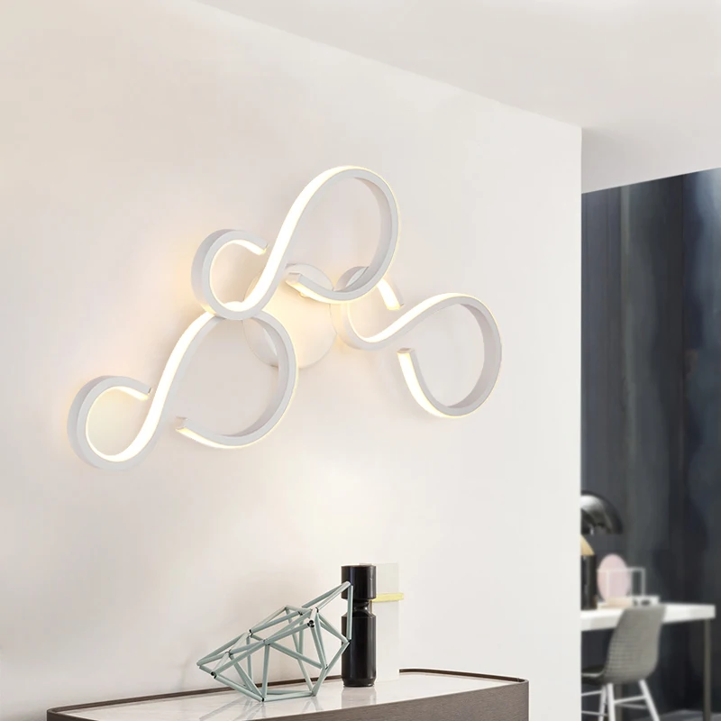 

Nordic bathroom aisle wall lamp simple modern wall sconce bedside led wall light creative art living room wall light AP8071800
