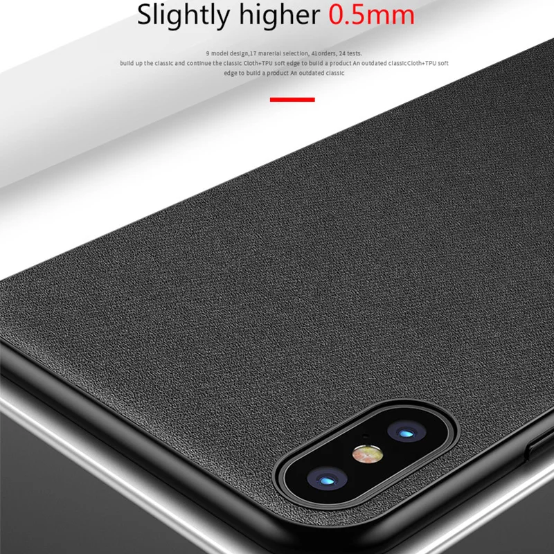 Ультратонкий Мягкий силиконовый Текстурированный чехол для телефона iphone 11 Xr Xs Max