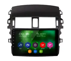 9 "otojeta android 7.1.1 автомобильный DVD мультимедиа для toyota corolla 2011 радио мультимедиа авторадио стерео головных устройств магнитофон