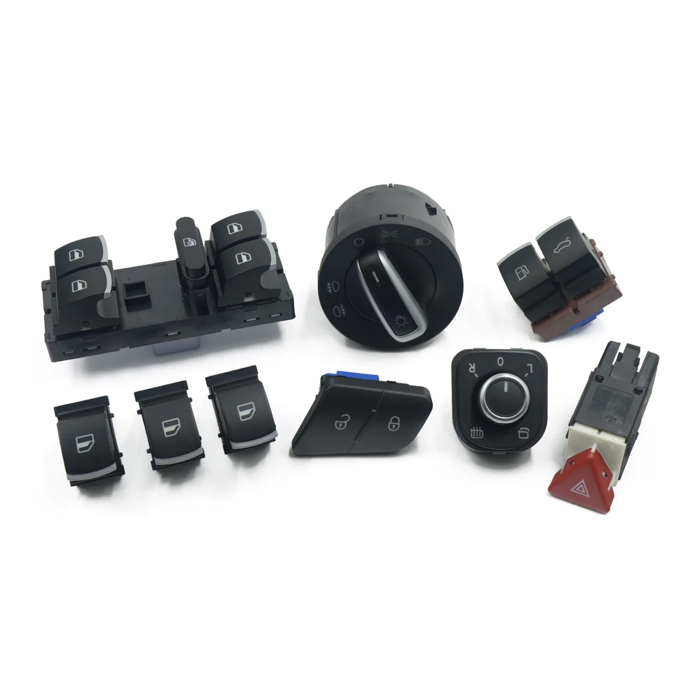 Window Headlight Mirror Tailgate & Fuel Door Control Hazard Warning