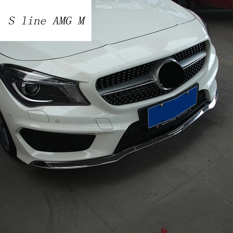 Автомобильный Стайлинг для Mercedes Benz CLA Class C117 C200 C260 передний бампер губа Нижний