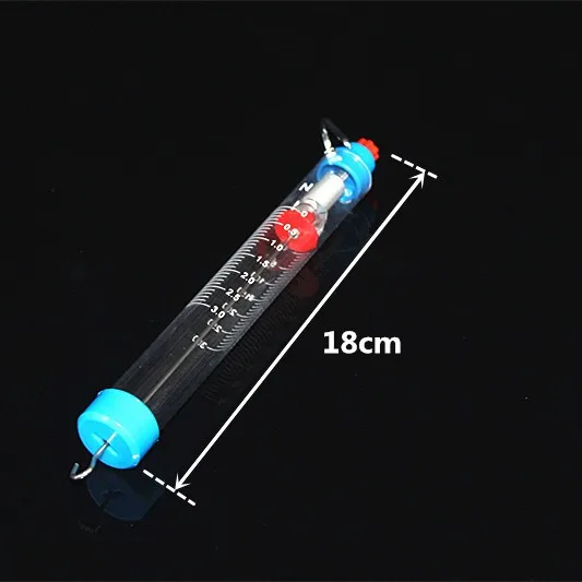 Оптовая продажа Ньютон метр, сила метр, 1N/2.5N/5N/10N динамометра, пластик tubular Весна остатки, лаборатории физики эксперимент