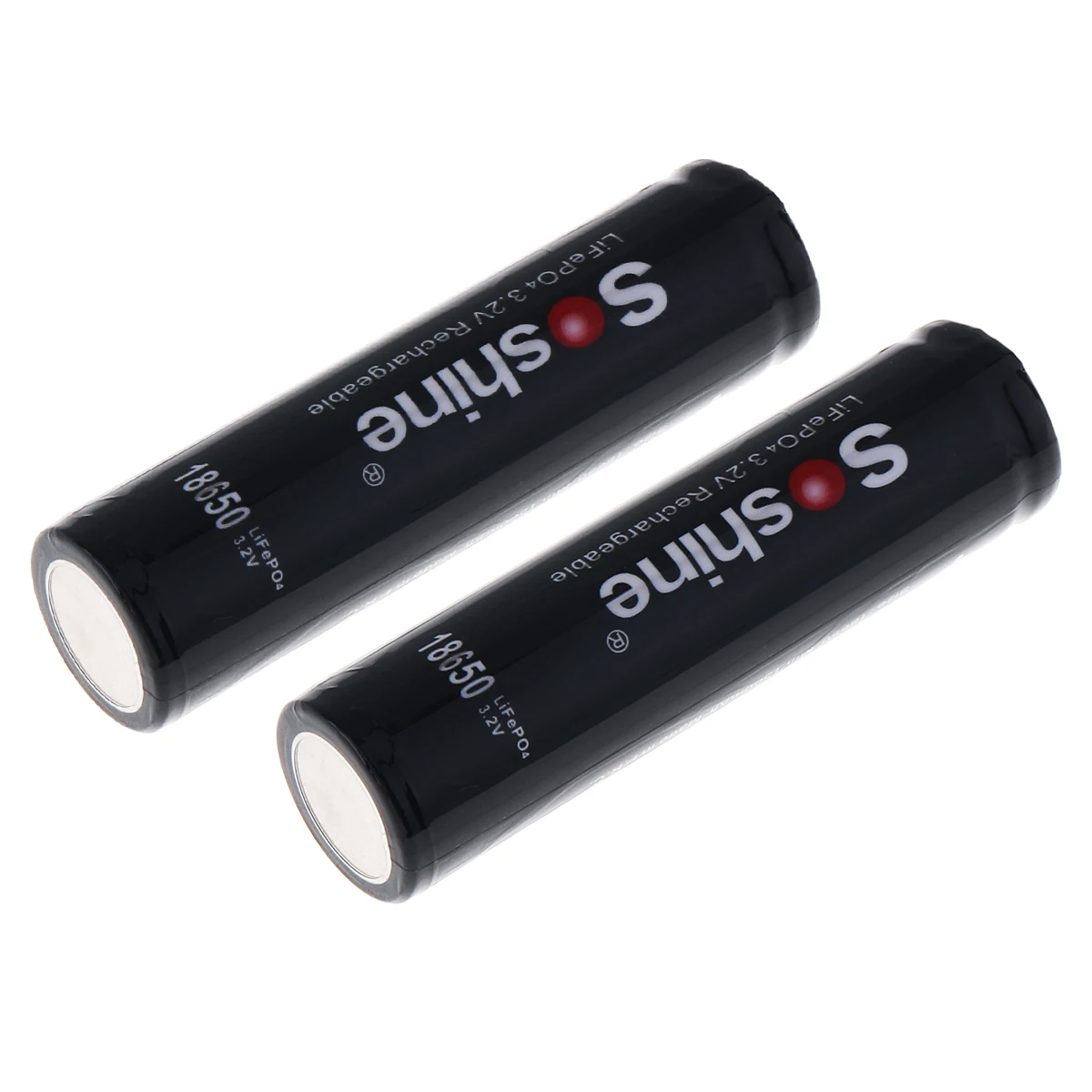 2 шт./лот Soshine 18650 Batterry 3,2 V 1800mAh LiFePO4 перезаряжаемые батареи с защитой+ чехол для батареи