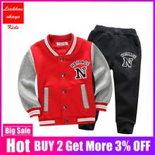 Модный высококачественный новогодний костюм для мальчиков, одежда для мальчиков, детский спортивный костюм, осенне-зимний комплект, спортивный костюм, Рождественская одежда