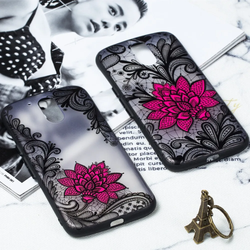 Sexy Floral Case For Motorola Moto G4 Plus novel fashion Hard PC+TPU / (5.5 inch) |