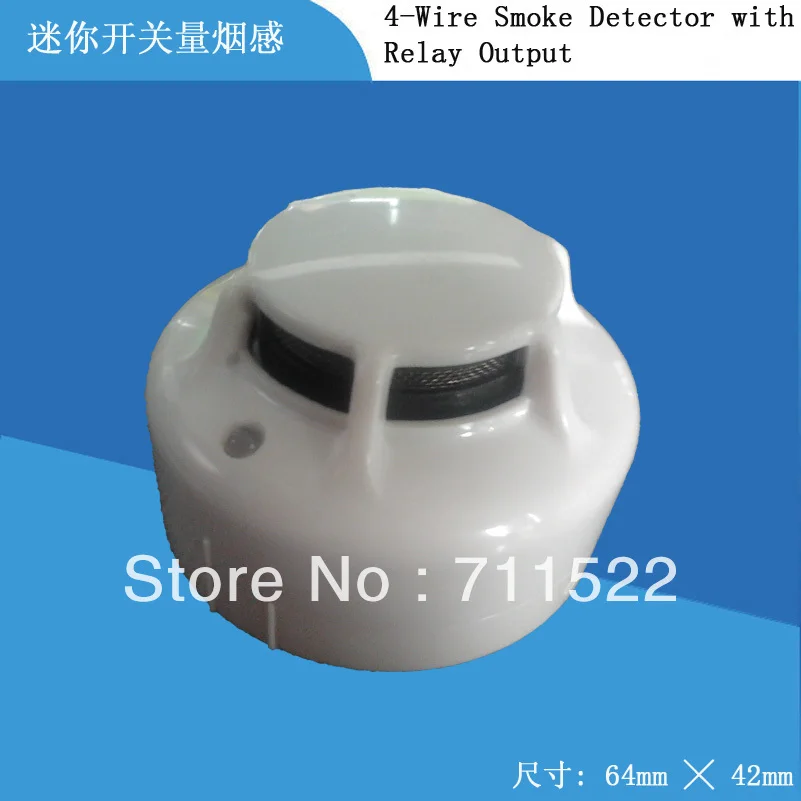 

Smoke alarm 4-wire Conventional Smoke Detector Non-coding detector 4-Wire Detector with Relay Output