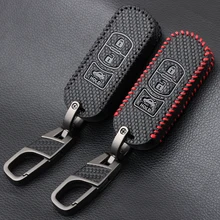 Углеродное волокно Стиль брелок автомобиля дистанционного ключа чехол КРЫШКА ДЛЯ Mazda 6 Mazda 3 Axela Atenza CX-7 CX-9 CX-5 CX5