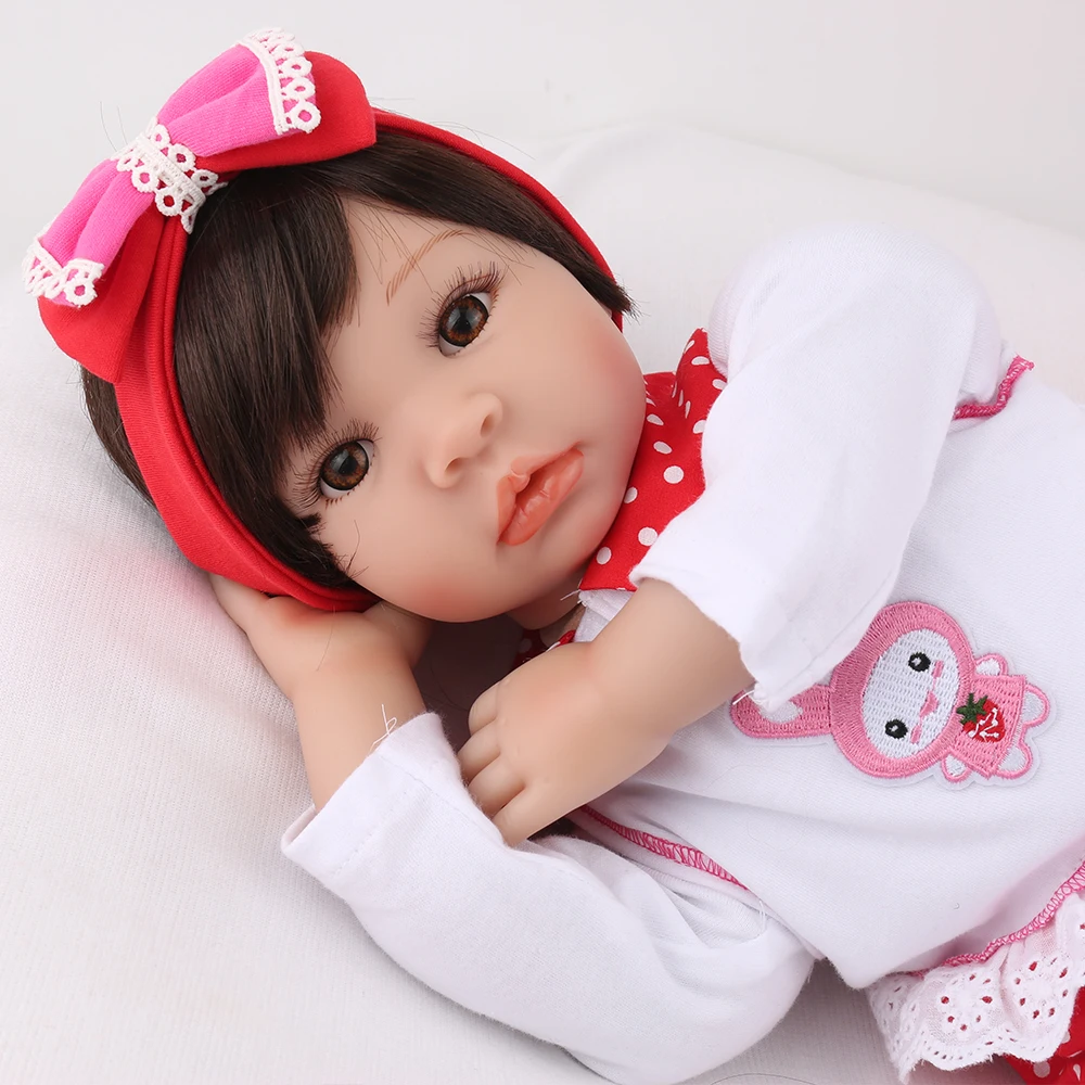 KAYDORA Reborn Baby Doll реалистичные Bebe Boneca мягкая виниловая очаровательная девочка милая 22 дюймов День рождения Рождественский подарок для детей