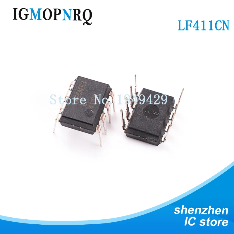 10PCS LF411CN DIP8 LF411 Precision amplifier LOW OFFSET, LOW DRIFT ...