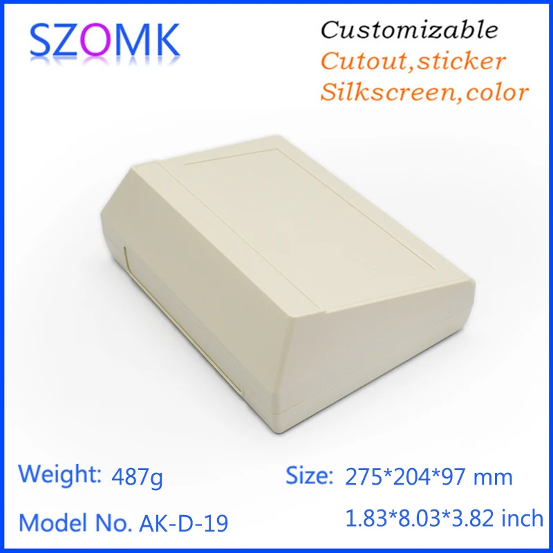 

one piece SZOMK plastic enclosure electrical junction box case enclosure control box electronics junction box 275*204*97mm