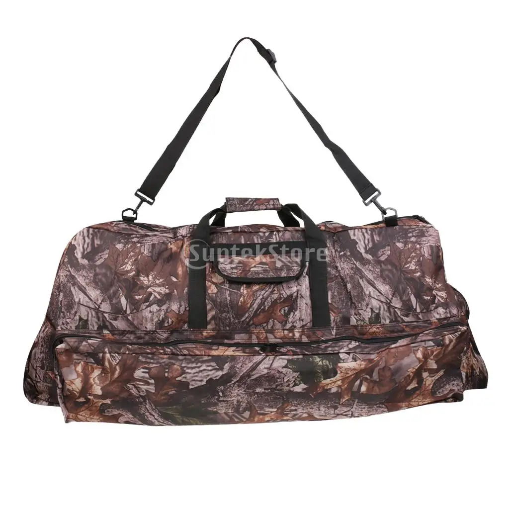 

Archery Hunting Camouflage Recurve Compound Bow Bag Case Cover Arrow Holder Backpack Protector