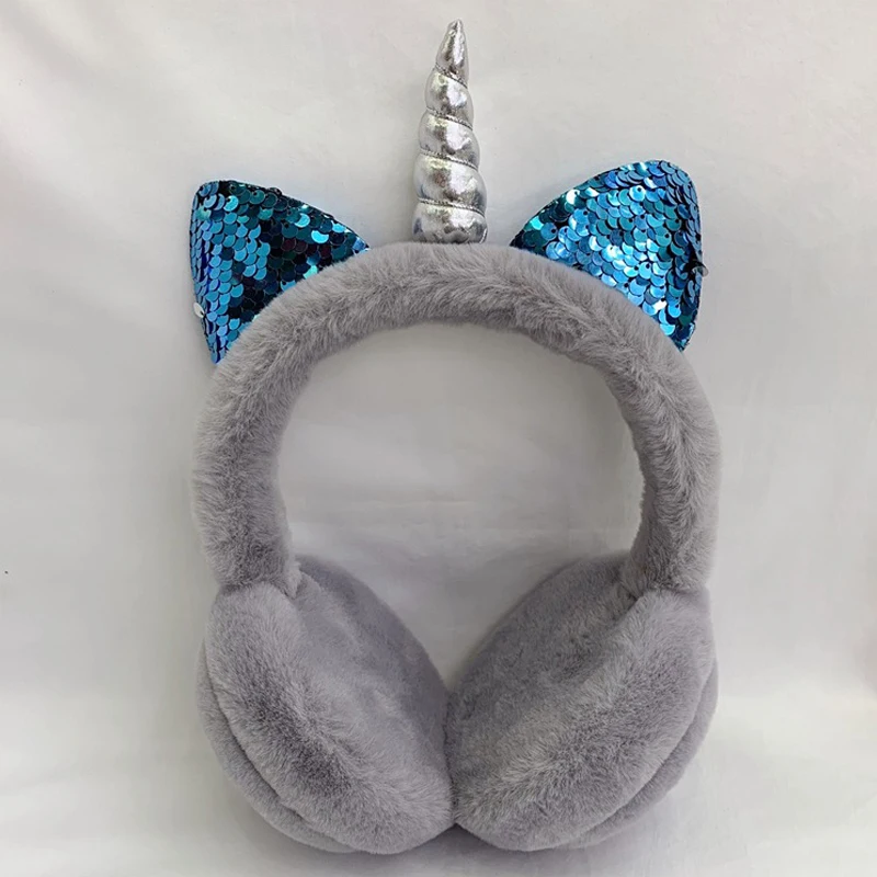 Kids Unicorns Headphones For Mobile Phone MP3 PC Tablet Plush Headset Warm Music Earphone for Kids Adults 3 5mm Wired Headphone