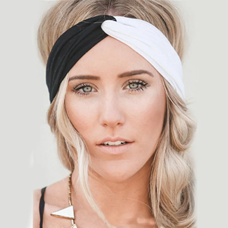 

2017 Twist Turban Headband for Women Hair Accessories Stretch Hairbands Girls Headwear Sport Headbands Head Wrap Band Bandana