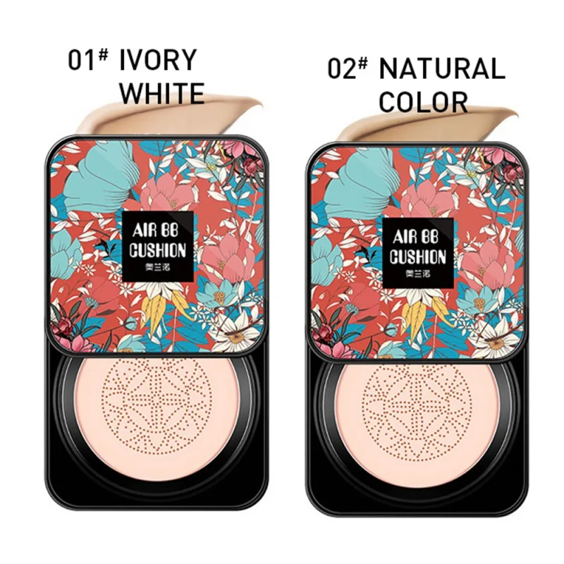 

New Mushroom Head Cushion BB Cream Moisturizing Brighten Skin Tone Cover Blemishes CC Cream