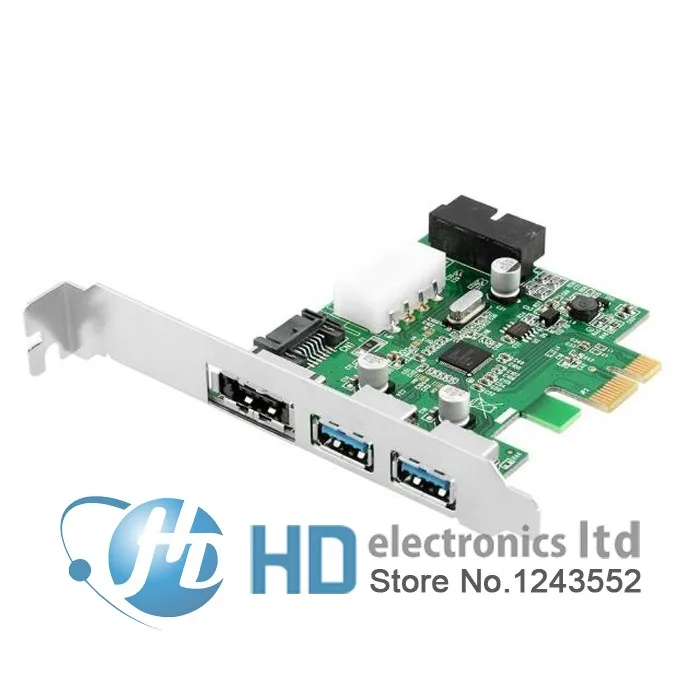 Мощность над eSATA eSATAp II& USB 3,0 USB3.0 на PCI-E карта PCI Express w/материнская плата 20-контактный разъем