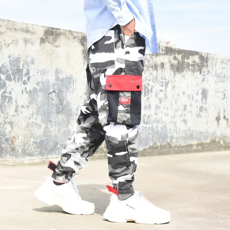 Harem Cargo Pants Men Joggers Big Size  (4)