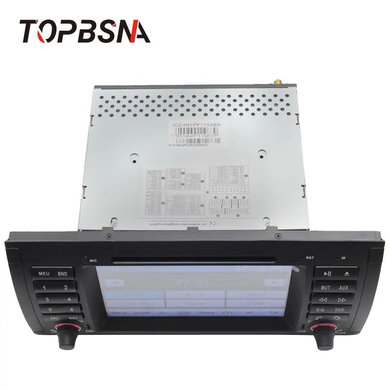 Flash Deal TOPBSNA 7 inch Car DVD Player For BMW E53 X5 M5 E39 E38 GPS Navigation Multimedia Stereo 1 Din Car Radio Headunit automotive USB 2